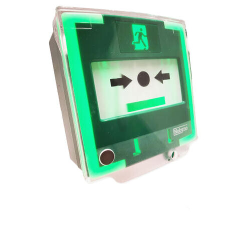 Manuell Døråpner Grønn med Lyd/Lys og 3 Reléutganger