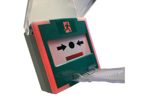 Manuell Døråpner Grønn med Lyd/Lys og 3 Reléutganger